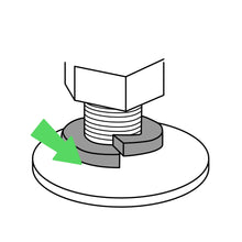 Cargar imagen en el visor de la galería, Arandela de presión de 1/2', pavonada, bolsa 100 piezas