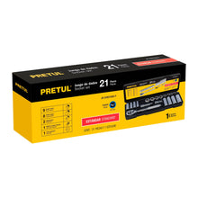 Cargar imagen en el visor de la galería, Juego de dados, cuadro 3/8', 21 pzas, standard, Pretul