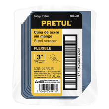 Cargar imagen en el visor de la galería, Cuña de 4 X 3', sin mango, Pretul, bolsa 20 piezas