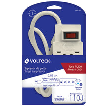 Cargar imagen en el visor de la galería, Multicontacto uso rudo, 8 entradas, supresor, 110 joules