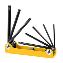 Cargar imagen en el visor de la galería, Juego 8 llaves torx, tipo navaja, Pretul a granel