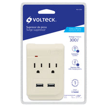 Cargar imagen en el visor de la galería, Multicontacto, 2 entradas,con 2 entradas USB, aterrizado