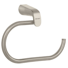 Cargar imagen en el visor de la galería, Toallero de argolla, satinado, línea Riviera