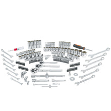 Cargar imagen en el visor de la galería, Juego autoclé, cuadro 1/4, 3/8 y 1/2', 210 piezas, std y mm