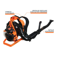 Cargar imagen en el visor de la galería, Sopladora a gasolina, 26 cc, tipo mochila
