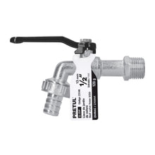 Cargar imagen en el visor de la galería, Llave de esfera, 1/2' de zinc, Pretul