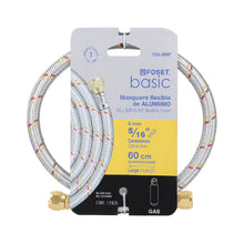 Cargar imagen en el visor de la galería, Manguera para gas, aluminio, 5/16' X 60 cm, Foset Basic
