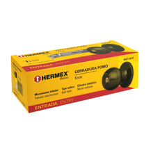 Cargar imagen en el visor de la galería, Cerradura pomo, LA, entrada, tubular, Hermex Basic