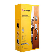 Cargar imagen en el visor de la galería, Cerradura entrada, cromo mate, mariposa, Hermex Basic