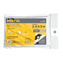 Cargar imagen en el visor de la galería, Lona 2 x 3 m, blanca, Pretul