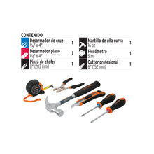Cargar imagen en el visor de la galería, Juego casero de herramientas, 6 piezas
