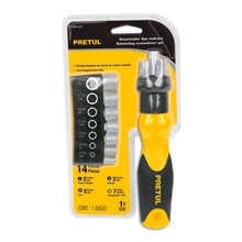 Cargar imagen en el visor de la galería, Desarmador tipo matraca y 13 puntas, Pretul