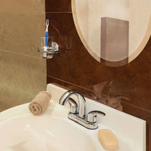 Cargar imagen en el visor de la galería, Mezcl. lavabo, manerales palanca, cuello alto, acero inox,Aq