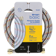 Cargar imagen en el visor de la galería, Manguera para gas, aluminio, 3/8' X 200 cm, Foset Basic