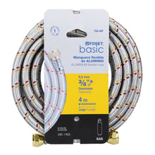 Cargar imagen en el visor de la galería, Manguera para gas, aluminio, 3/8' X 400 cm, Foset Basic