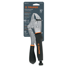 Cargar imagen en el visor de la galería, Pinza de presión 10', mordaza curva, mango de vinil