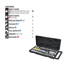 Cargar imagen en el visor de la galería, Set de herramientas para mecánica, 39 piezas, Pretul