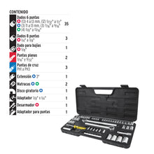 Cargar imagen en el visor de la galería, Set de herramientas para mecánica, 51 piezas, Pretul