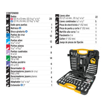 Cargar imagen en el visor de la galería, Set de herramientas para mecánica, 133 piezas, Pretul