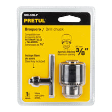 Cargar imagen en el visor de la galería, Broquero de 3/8' con llave, Pretul