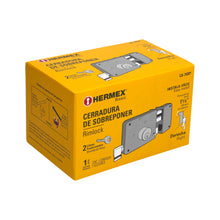 Cargar imagen en el visor de la galería, Cerradura sobreponer, instala-fácil, derecha, Hermex Basic