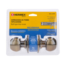 Cargar imagen en el visor de la galería, Cerradura esfera, cilíndrico, recámara, antiguo, HB, blister