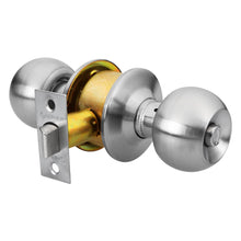 Cargar imagen en el visor de la galería, Cerradura esfera, cilíndrico, baño, cromo, HB, blister