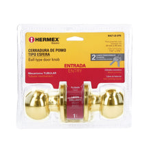 Cargar imagen en el visor de la galería, Cerradura esfera, tubular, entrada, brillante, Basic, bliste