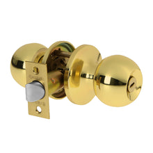 Cargar imagen en el visor de la galería, Cerradura esfera, tubular, baño, brillante, Basic, blister