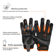 Cargar imagen en el visor de la galería, Guantes para mecánicos con protección anti-impacto