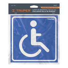 Cargar imagen en el visor de la galería, Letrero de señalización 'EXCLUSIVO', 19 x 19 cm