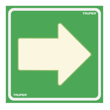 Cargar imagen en el visor de la galería, Letrero de señalización 'FLECHA', 19 x 19 cm