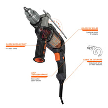 Cargar imagen en el visor de la galería, Taladro 1/2', industrial, 650 W