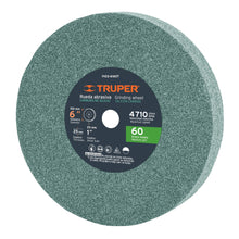 Cargar imagen en el visor de la galería, Piedra para esmeril 6 X 1', carburo de silicio, grano 60