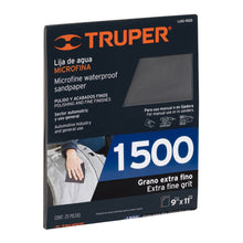 Cargar imagen en el visor de la galería, Lija de agua microfina, grano 1500