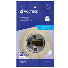 Cargar imagen en el visor de la galería, Portalámpara de baquelita, tipo anuncio, Volteck