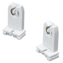 Cargar imagen en el visor de la galería, Portalámpara de plástico, base G13 bipin, 2 pzas, Volteck