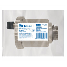 Cargar imagen en el visor de la galería, Válvula de purga de aire 1/2'