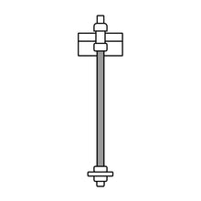 Cargar imagen en el visor de la galería, Varilla roscada, 1/4' x 1m