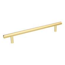 Cargar imagen en el visor de la galería, Jaladera, latón brillante, estilo Cilindro, 192 mm