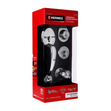 Cargar imagen en el visor de la galería, Cerradura, cromo mate, mariposa, pomo-jaladera