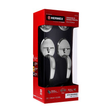 Cargar imagen en el visor de la galería, Cerradura entrada, cromo mate, mariposa, jaladera