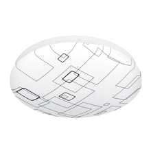 Cargar imagen en el visor de la galería, Plafón redondo, decorativo, diseño de cuadros, 15 W, LED