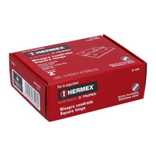 Cargar imagen en el visor de la galería, Bisagra cuadrada 2', acero inoxidable, redonda