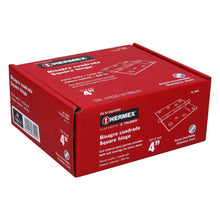 Cargar imagen en el visor de la galería, Bisagra cuadrada 4', acero inoxidable, redonda