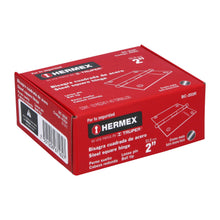 Cargar imagen en el visor de la galería, Bisagra cuadrada 2', acero cromo mate, redonda