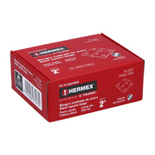 Cargar imagen en el visor de la galería, Bisagra cuadrada 2', acero cromo mate, plana