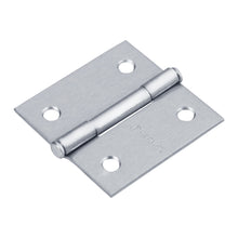 Cargar imagen en el visor de la galería, Bisagra cuadrada 2', acero cromo mate, plana