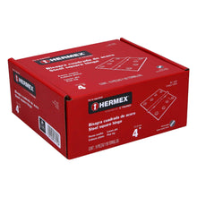 Cargar imagen en el visor de la galería, Bisagra cuadrada 4', acero cromo mate, plana