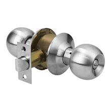Cargar imagen en el visor de la galería, Cerradura pomo, cromo mate, esfera, baño